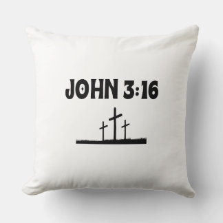 Bible Verse John 3:16 Cushion