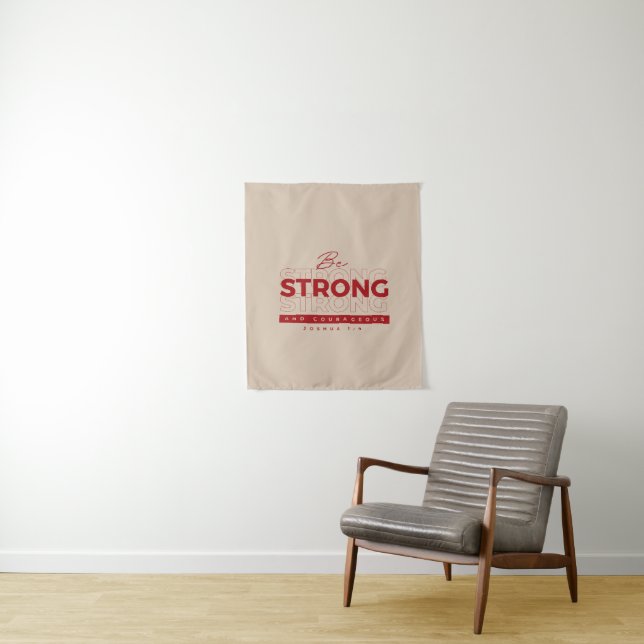 Bible verse Joshua 1:9: Tapestry (In Situ)