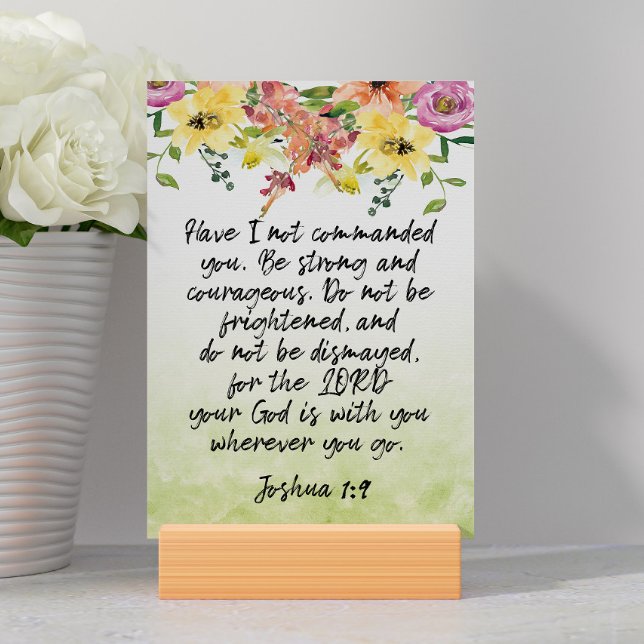  Bible Verse Joshua Card (Creator Uploaded)