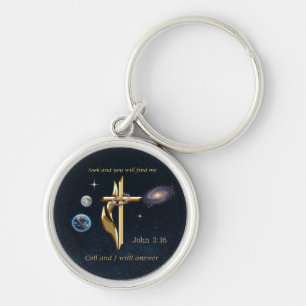 Bible verse key ring