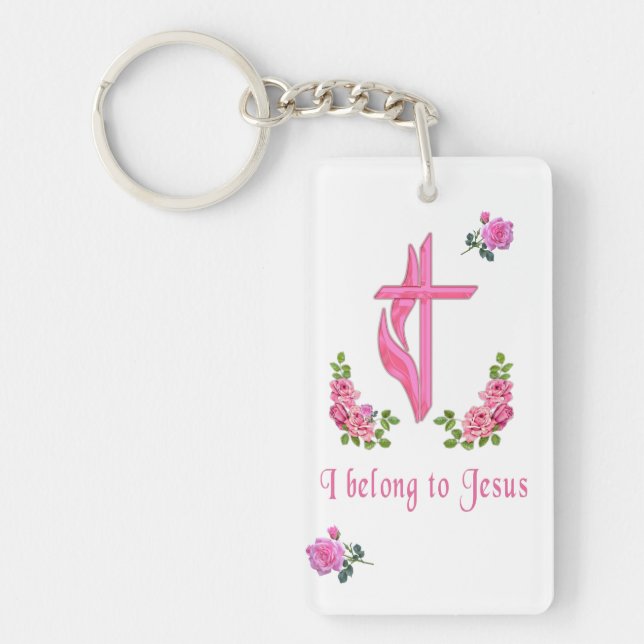 Bible Verse  Key Ring (Front)