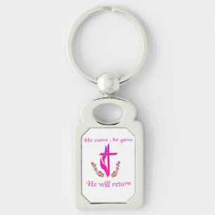 Bible verse key ring