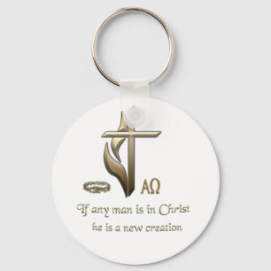 Bible verse key ring