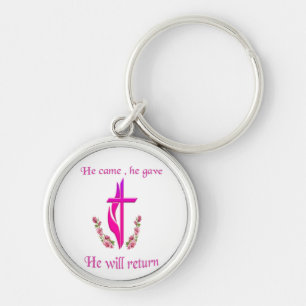 Bible verse key ring