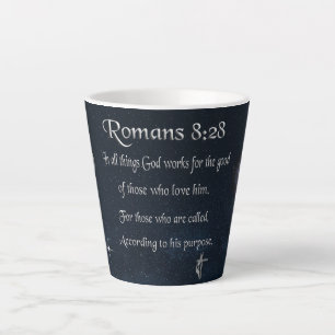 Bible verse latte mug