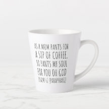 Bible Verse Latte Mug - Psalm 42