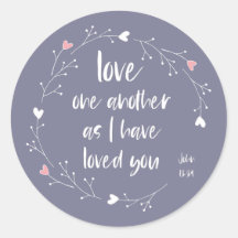 Bible Verse: Love One Another (+ hearts)