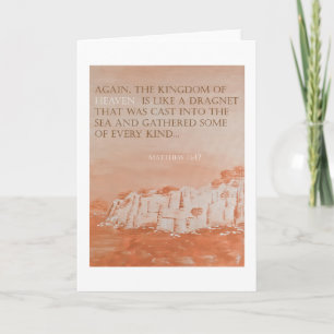 Bible Verse: Matthew 1:47 Pedagogygreetings Card
