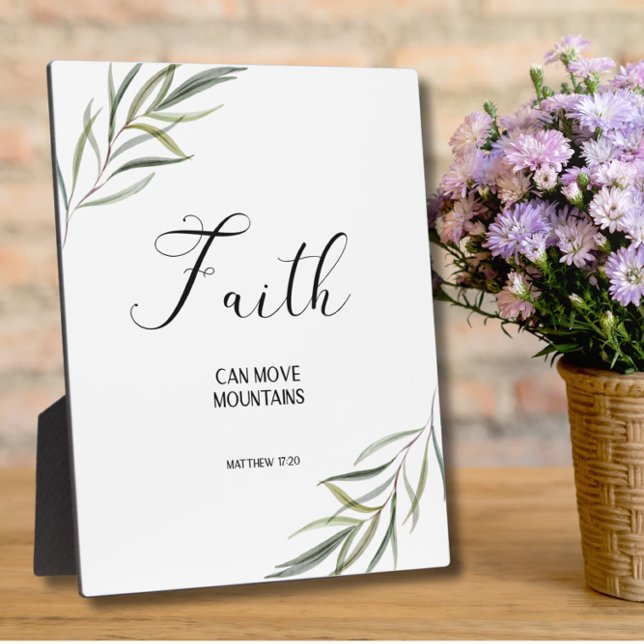 Bible verse Matthew leaves scripture  Plaque (Creator Uploaded)