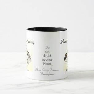 Bible Verse Mountain Moving Black Faith Mark 11 Mug