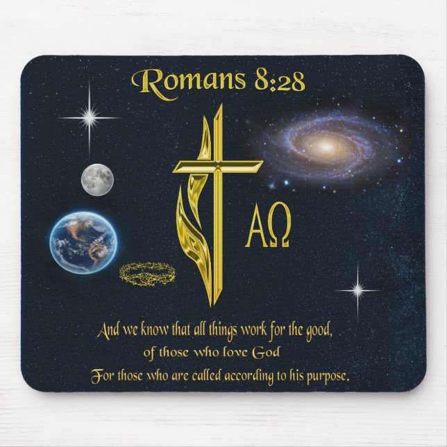 Bible Verse Mouse Pad (Front)