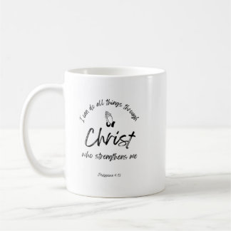 Bible verse mug - Christ strengthens me