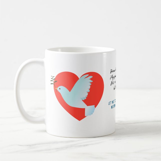 Bible Verse Mug - Peace (Left)
