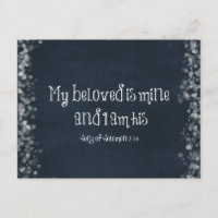 Bible Verse : My Beloved is Mine and I am His