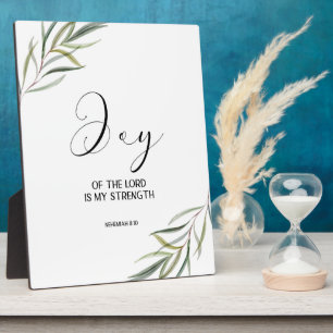 Bible verse Nehemiah leaves scripture  Plaque