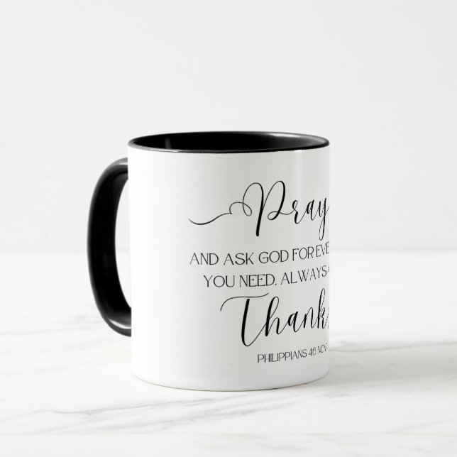 Bible Verse on Mug (Front Left)