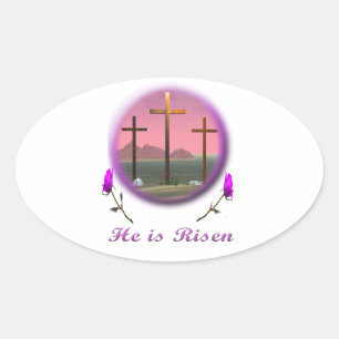 Bible verse oval sticker