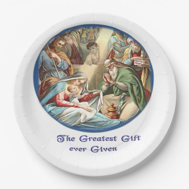 Bible Verse Paper Plate (Front)