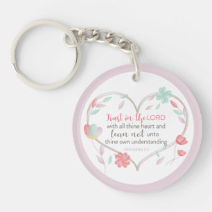 Bible Verse Philippians 4:13 Keychain