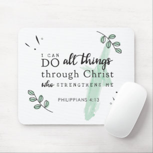 Bible Verse Philippians 4:13 Mousepad