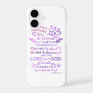 Bible Verse Phone Case Joshua 1:9