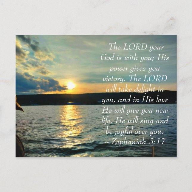 Bible verse postcard (Front)