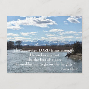 Bible Verse Postcard Psalm 46:10