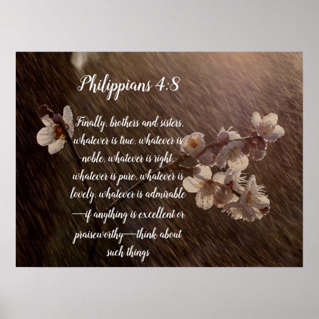 Bible Verse  Poster (Front)