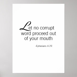 Bible verse poster