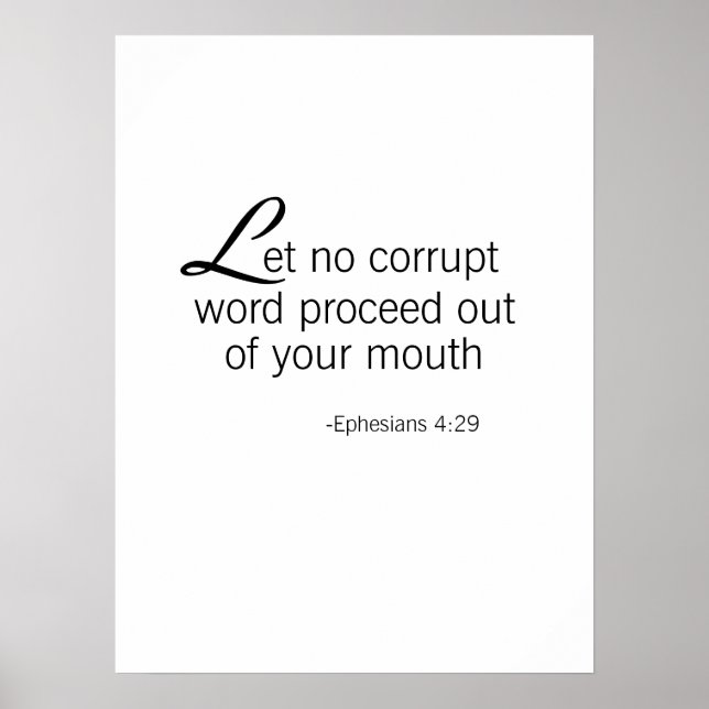 Bible verse poster (Front)