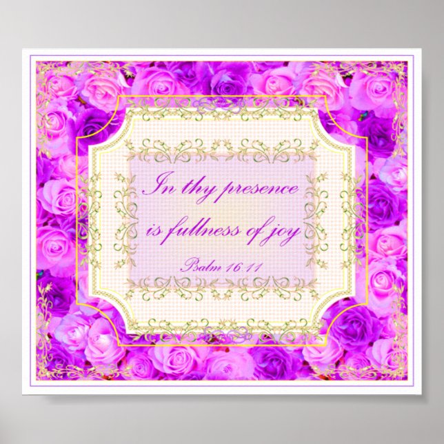 Bible Verse Poster/Print Poster (Front)