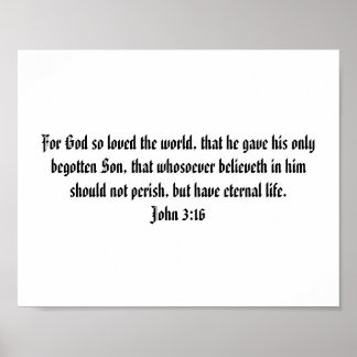 Bible Verse Poster Print Template To Personalise