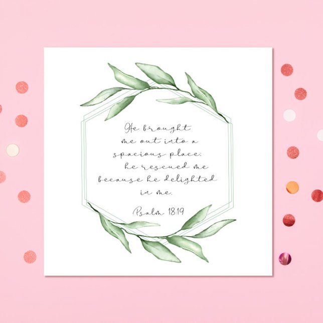 Bible verse Psalm Paper  Napkins (Creator Uploaded)