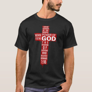 Bible Verse Religion Jesus Cross Christian T-Shirt