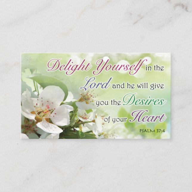 Bible Verse, Religious Motivational Cards (Front)
