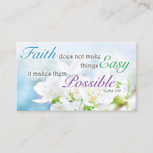 Bible Verse, Religious Motivational Faith Card