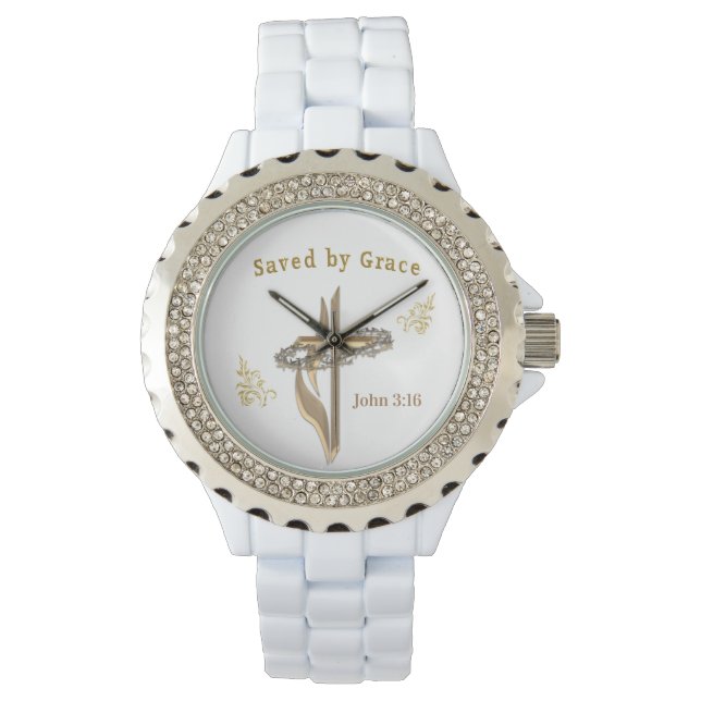 Bible Verse saved by Grace Watch (Front)