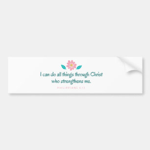 Bible Verse Scripture Bumper Sticker