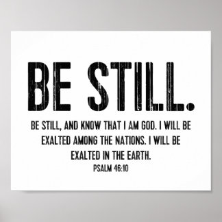 Bible Verse Scripture Christian Typography Poster