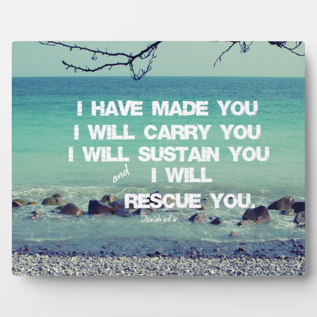 Bible Verse Scripture Plaque (Front)