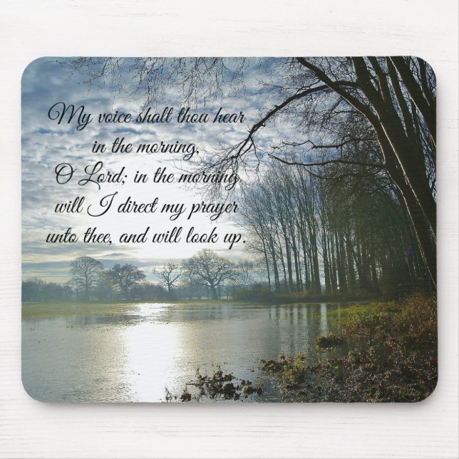 Bible Verse Scripture Prayer Mouse Pad (Front)