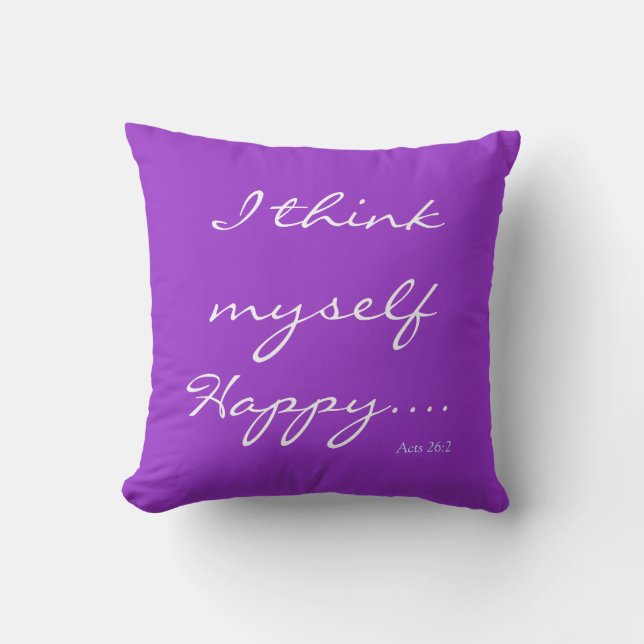 Bible Verse/Scripture Quote Pillow (Front)