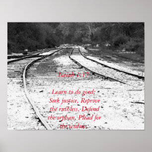 Bible Verse Social Justice Poster