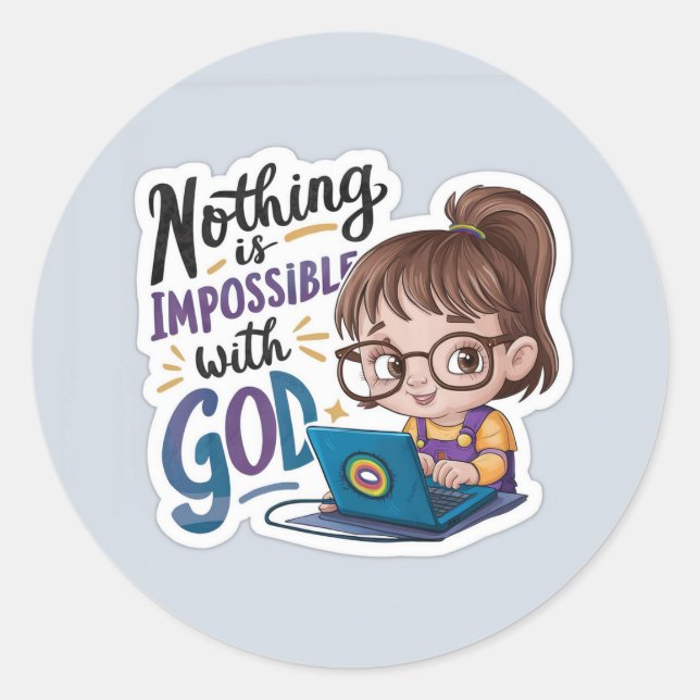 Bible verse sticker (Front)