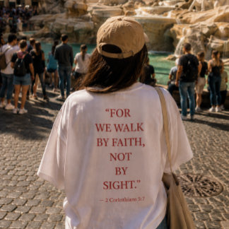 Bible verse T-Shirt 2 Corinthians 5:7