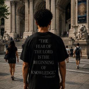 Bible verse T-Shirt Proverbs 1:7
