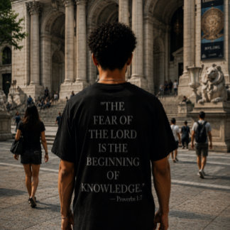 Bible verse T-Shirt Proverbs 1:7