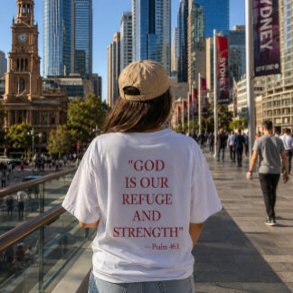 Bible verse T-Shirt Psalm 46:1