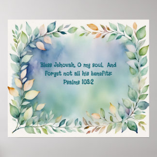 Bible Verse Template, Value Poster Paper (Matte)