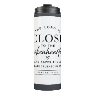 Bible verse - The Lord is Close Thermal Tumbler
